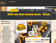 Tablet Screenshot of mccainfoodservice.pl