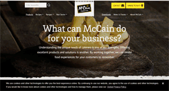 Desktop Screenshot of mccainfoodservice.co.uk